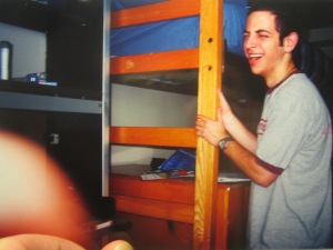 A snapshot of the author moving into his dorm room freshmen year.